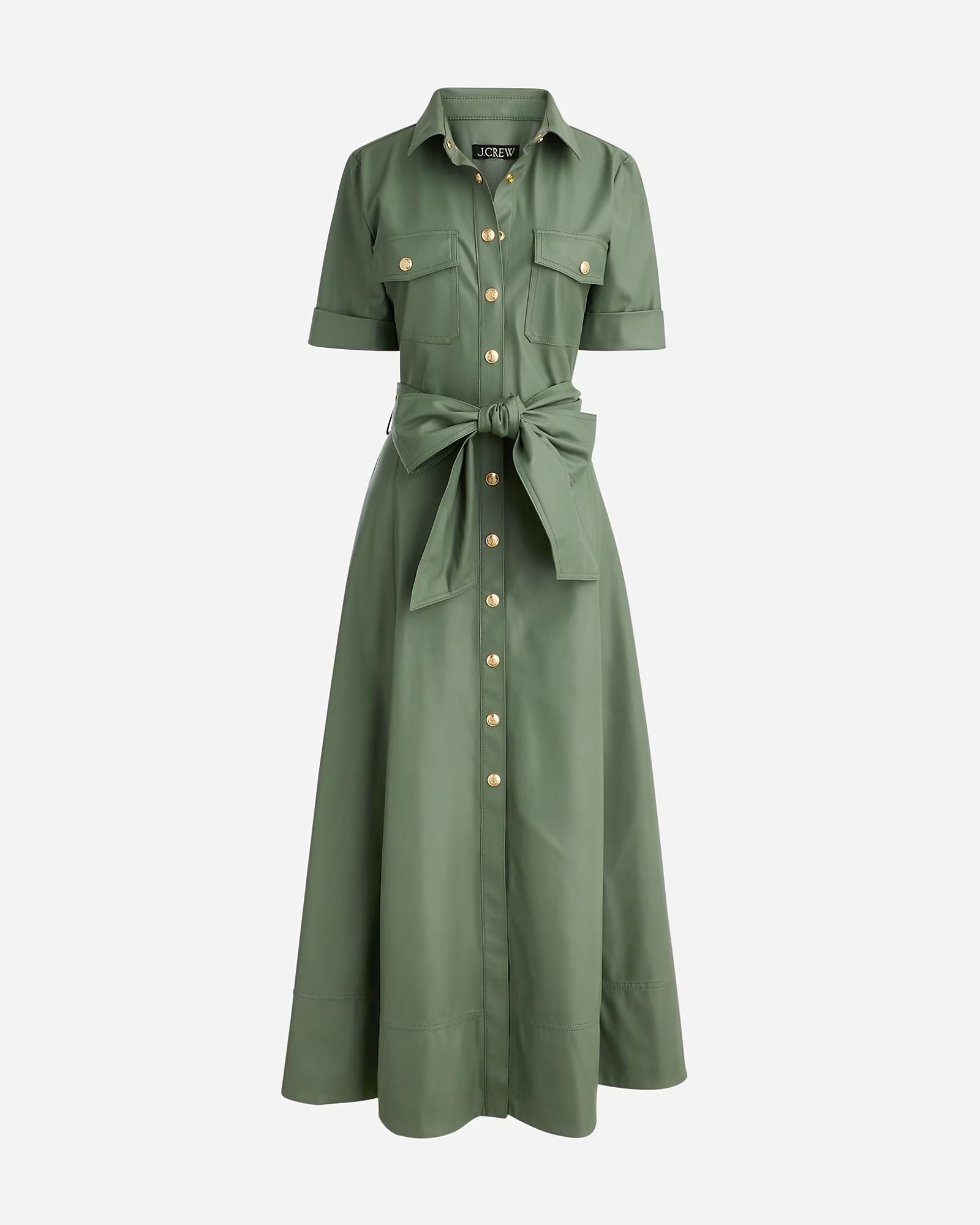 top ratedCollection tie-waist shirtdress in faux leather$174.50$298.00 (41% Off)Dress Event. 40% ... | J.Crew US