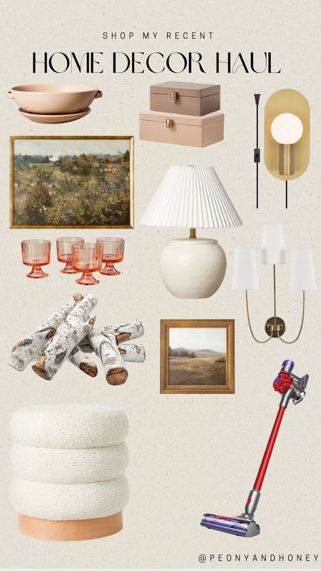 Check out the items from my recent home decor haul! #homedecor #target #targetfinds #studiomcgee #hearthandhand #fireplace #tablelamp #sconce #dyson 

#LTKhome #LTKFind