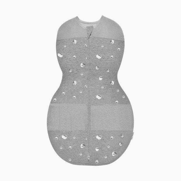 Happiest Baby Sleepea in Graphite Planets Size Medium | 100% Organic Cotton | Babylist