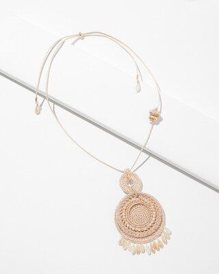 Crochet Adjustable Pendant Necklace | Chico's