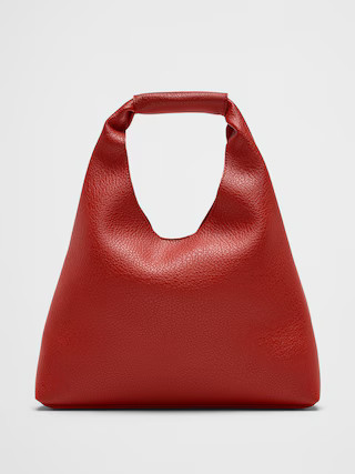 Vegan Leather Mini Slouchy Tote | Banana Republic Factory