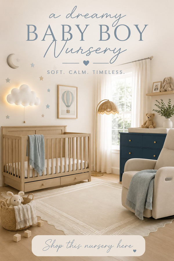 Creating a dreamy baby boy nursery