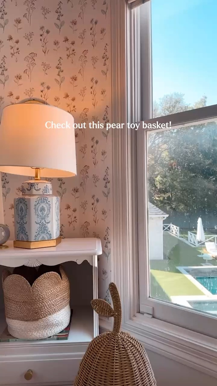 Add a touch of whimsy to your kiddos room with this sweet pear shaped toy basket! 

#LTKHome #LTKKids #LTKFamily