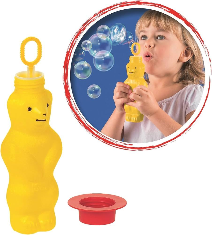 Bubble Bear 6 oz Bubble Blowing Squeeze to Blow Toy for Kids (Assorted Colors) | Amazon (US)