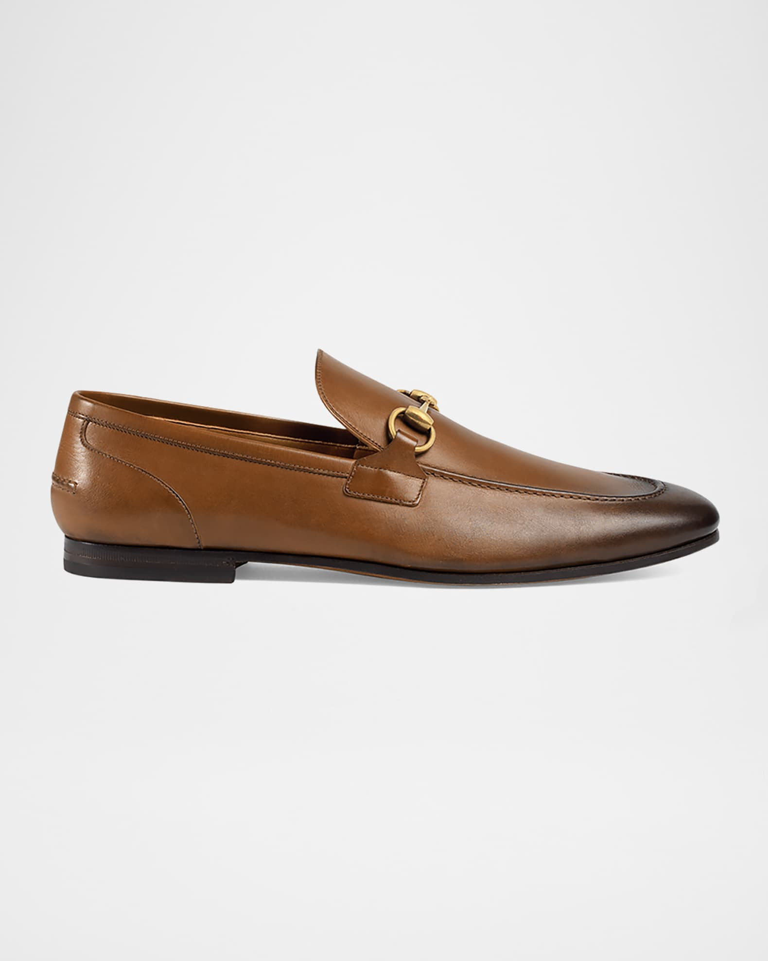 Gucci Men's Jordaan Leather Loafers | Neiman Marcus