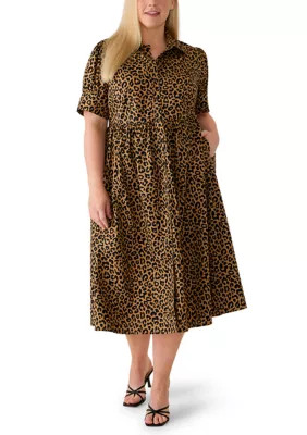 Plus Size Short Sleeve Meredith Dress | Belk