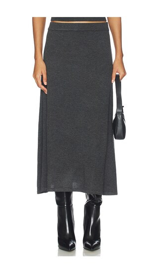 Deora Sweater Skirt in Charcoal | Revolve Clothing (Global)