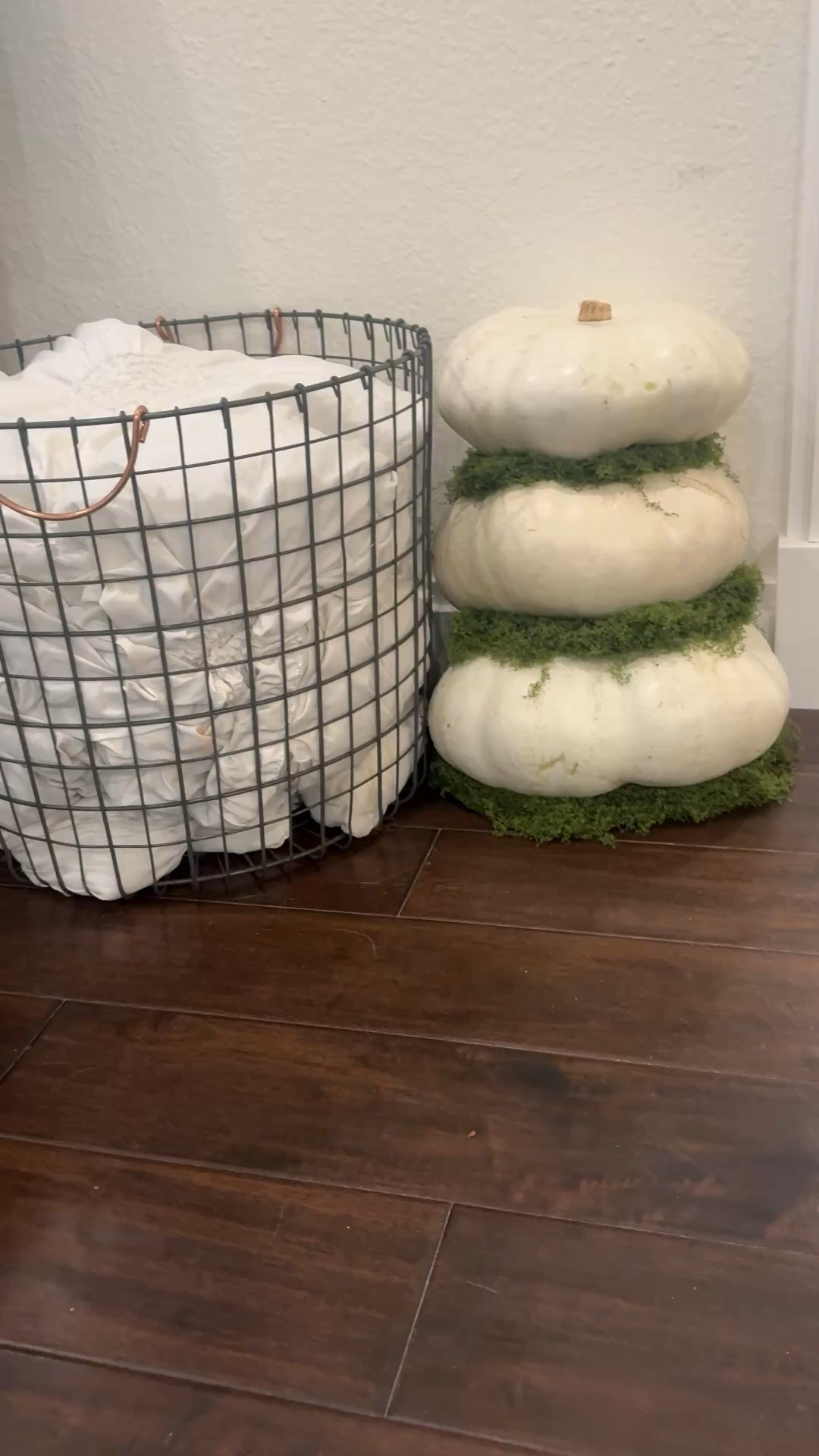 Stacking pumpkins with fake moss!!! 

#LTKFallSale #LTKHalloween #LTKHome