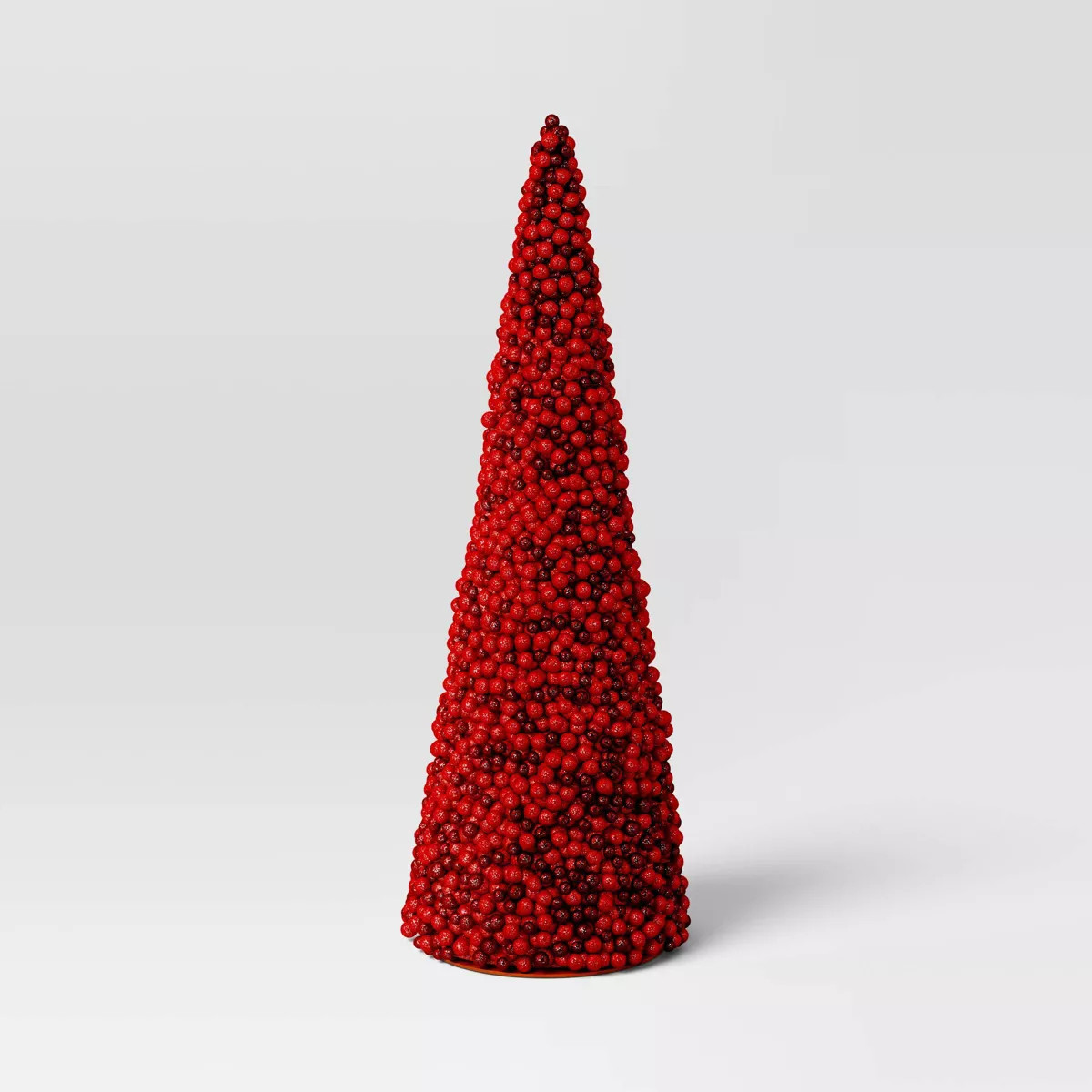 Christmas Medium Red Berry Cone Artificial Tree Red - Threshold™ | Target