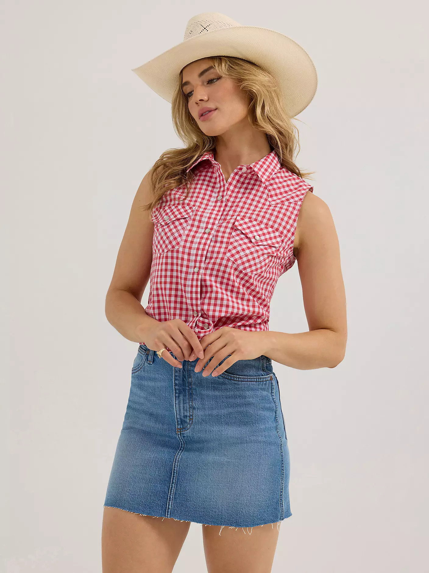 Women's Essential Western Snap Tank | Wrangler