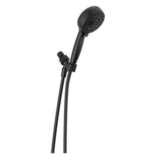 Delta ProClean 6-Spray Wall Mount Handheld Shower Head 1.75 GPM in Matte Black 75719BL - The Home... | The Home Depot