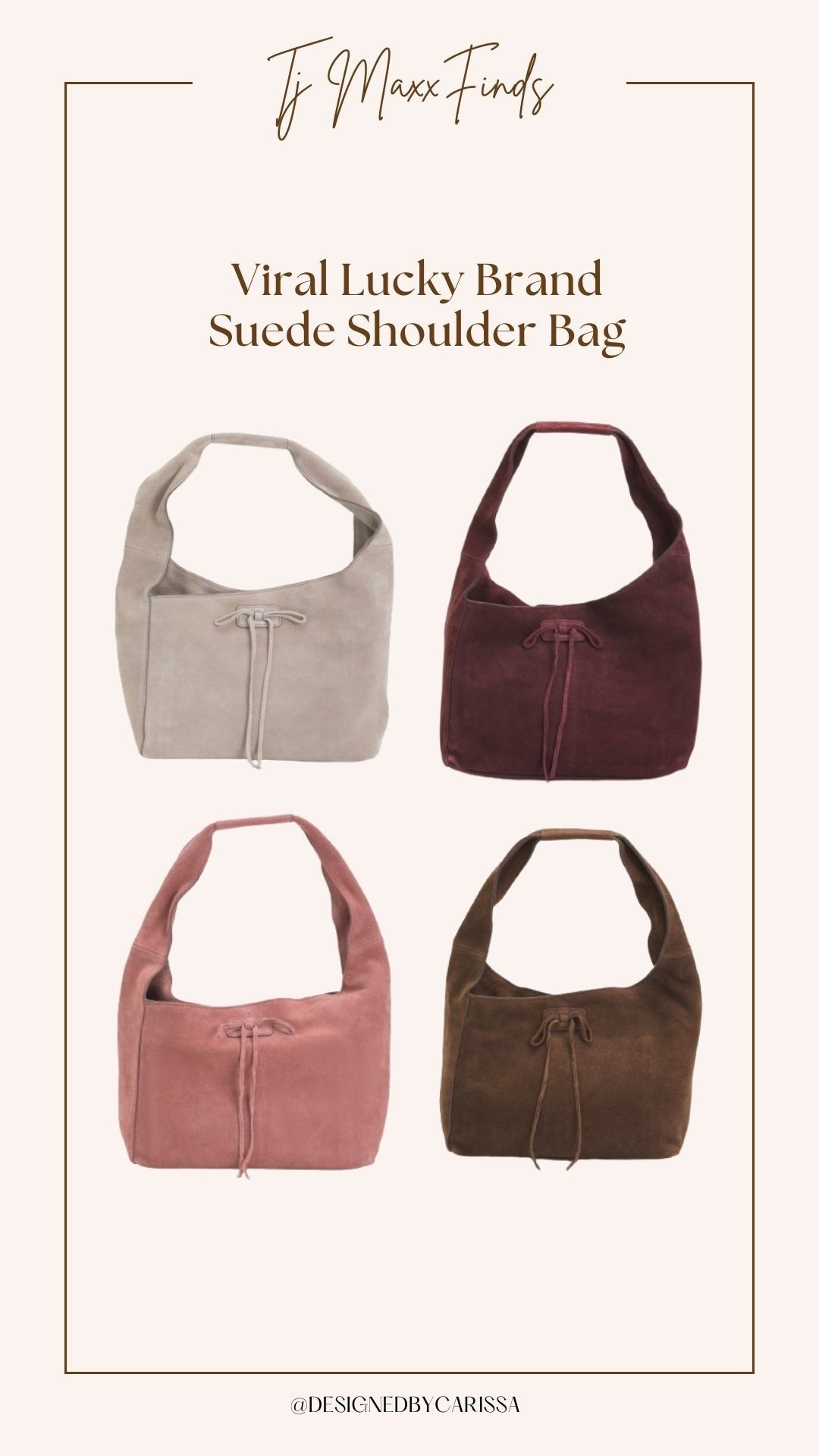 VIRAL LUCKY BRAND SUEDE BAGS AVAILABLE ON TJMAXX.COM 🚨 get it now before they sell out!! perfect for your fall fits 🍂

#LTKSeasonal #LTKItBag #LTKSaleAlert