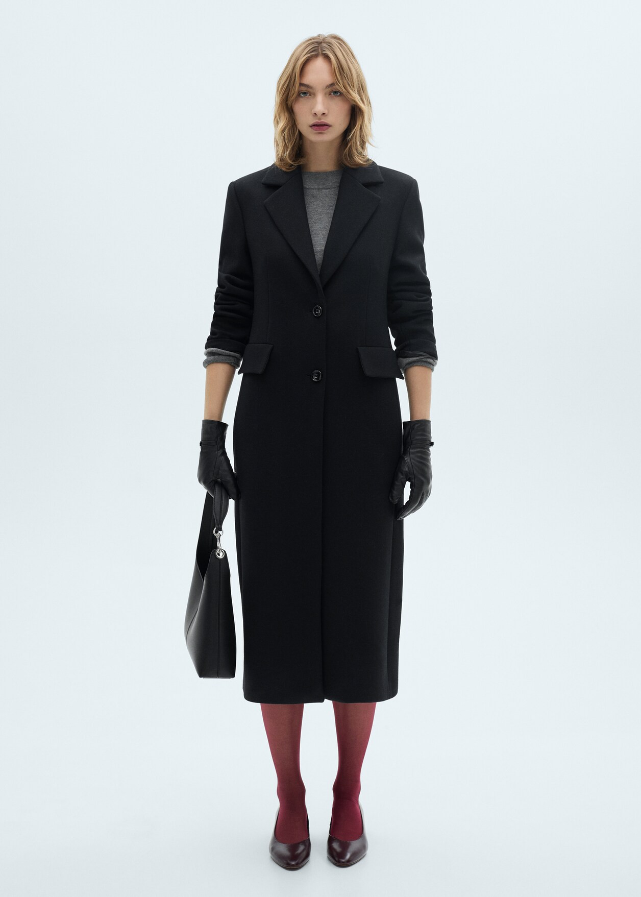 Structured wool coat - Women | MANGO USA | Mango (US/MX/AU)