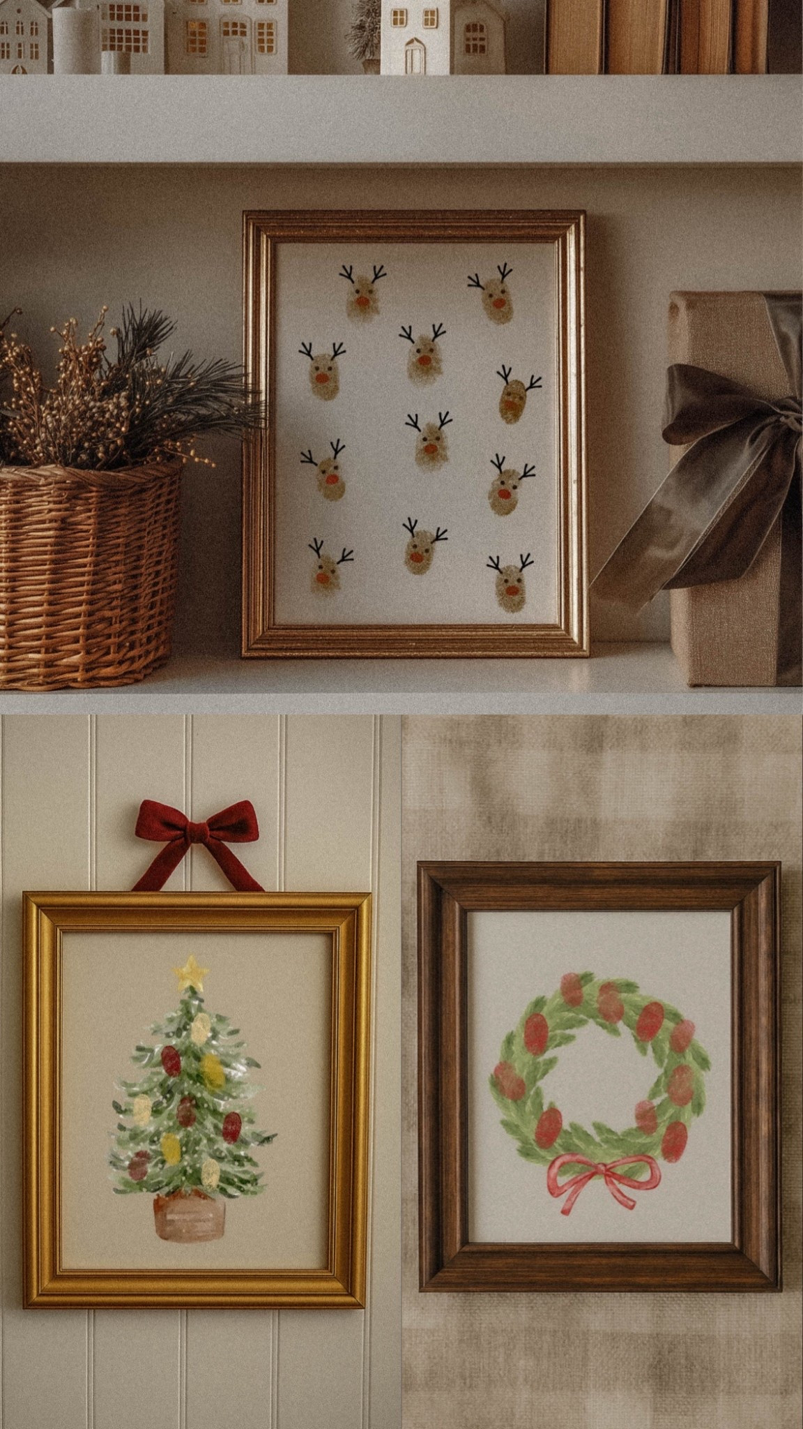 Christmas toddler fingerprint art and keepsakes✨

#LTKmomlife #LTKKids #LTKHoliday