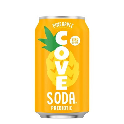 Cove Pineapple Prebiotic Soda - 12 fl oz: Organic Certified, Added Probiotics | Target