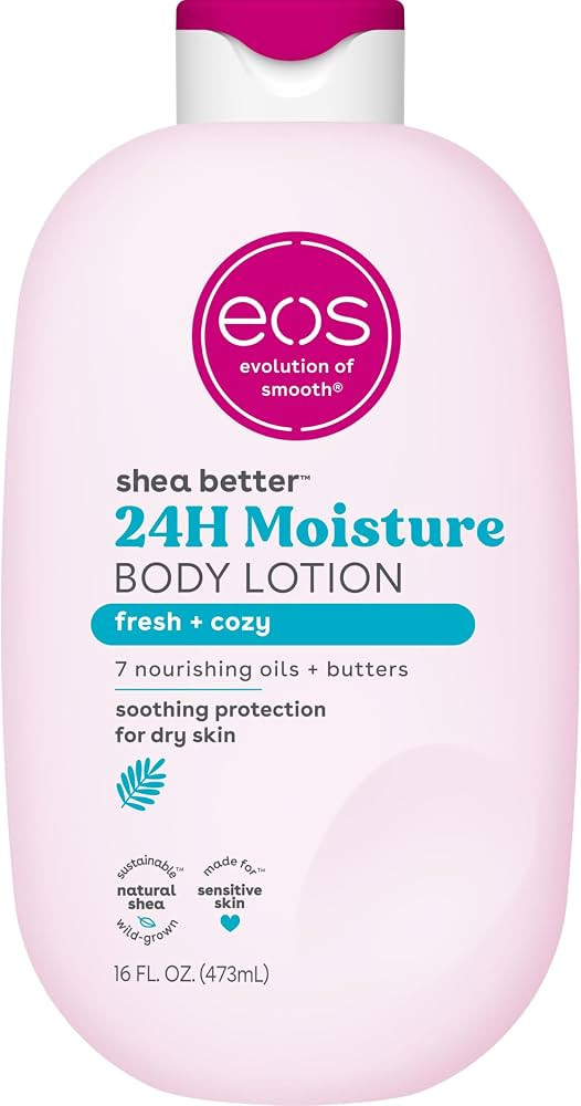 eos fresh & cozy body lotion shea better 24hr moisture - 16 oz/473 ml | Amazon (UK)
