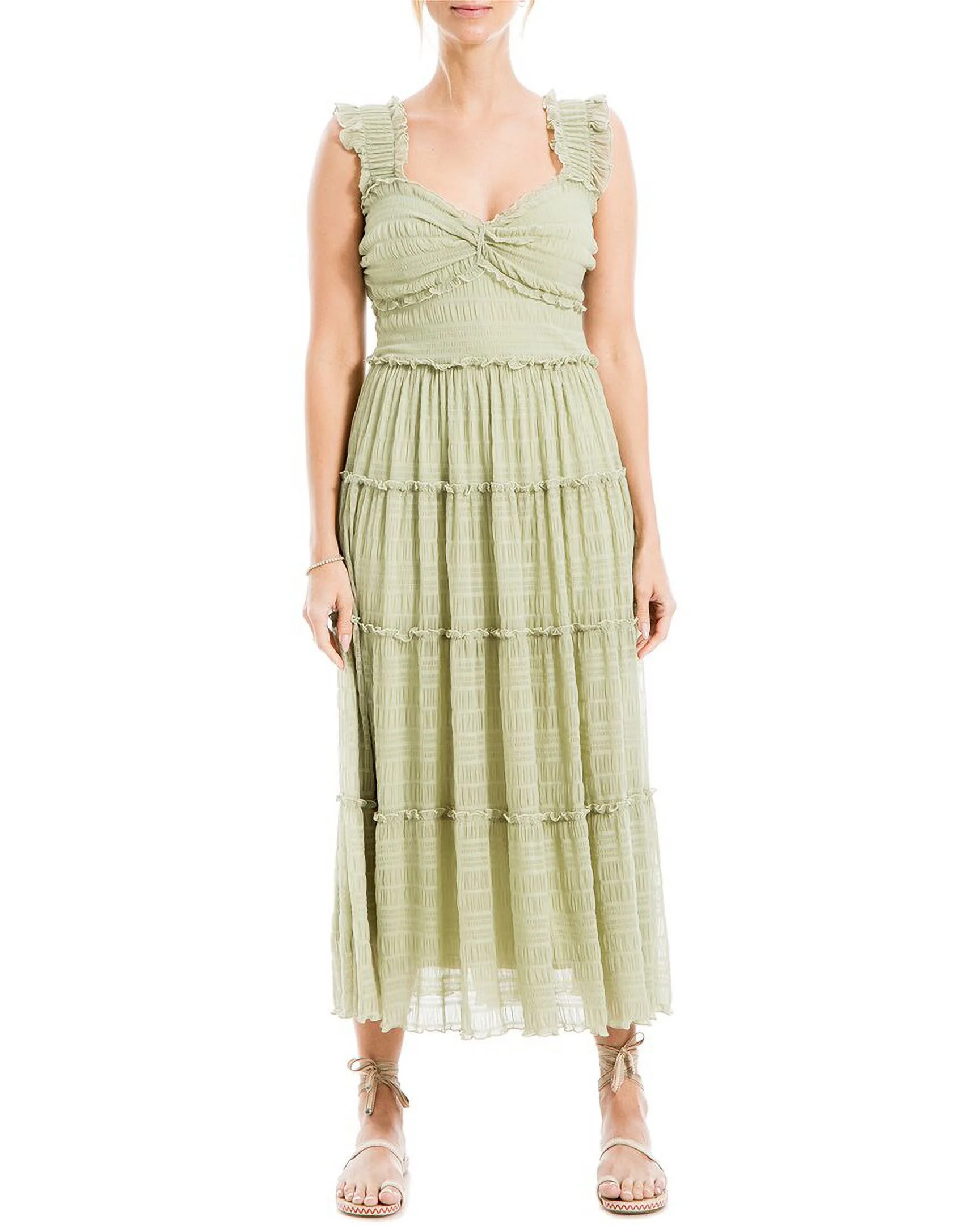 Max Studio womens  Mesh Midi Dress, XS | Walmart (US)