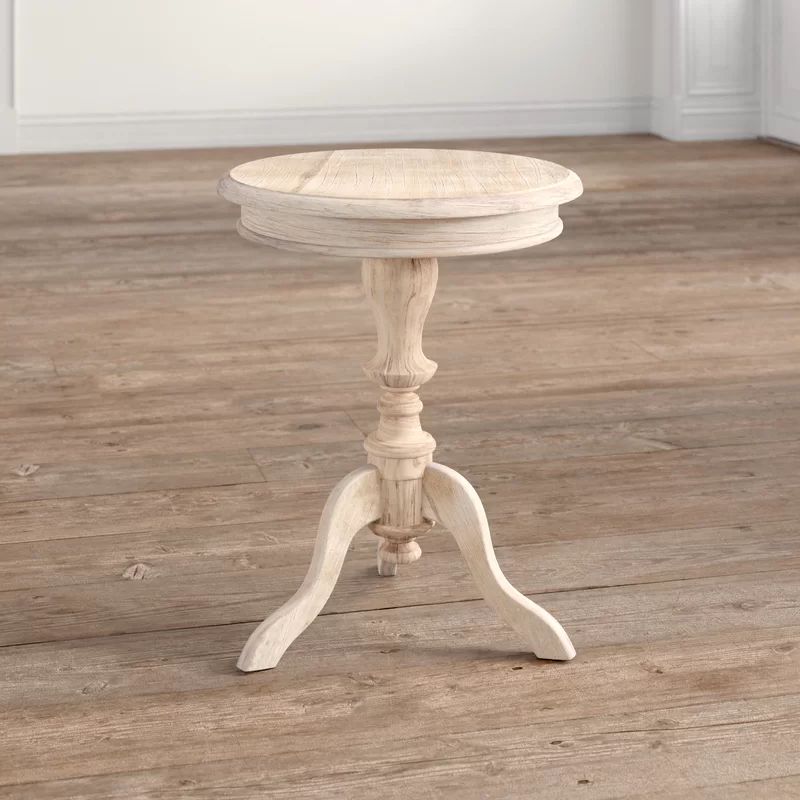 Corsair Solid Wood Pedestal End Table | Wayfair Professional
