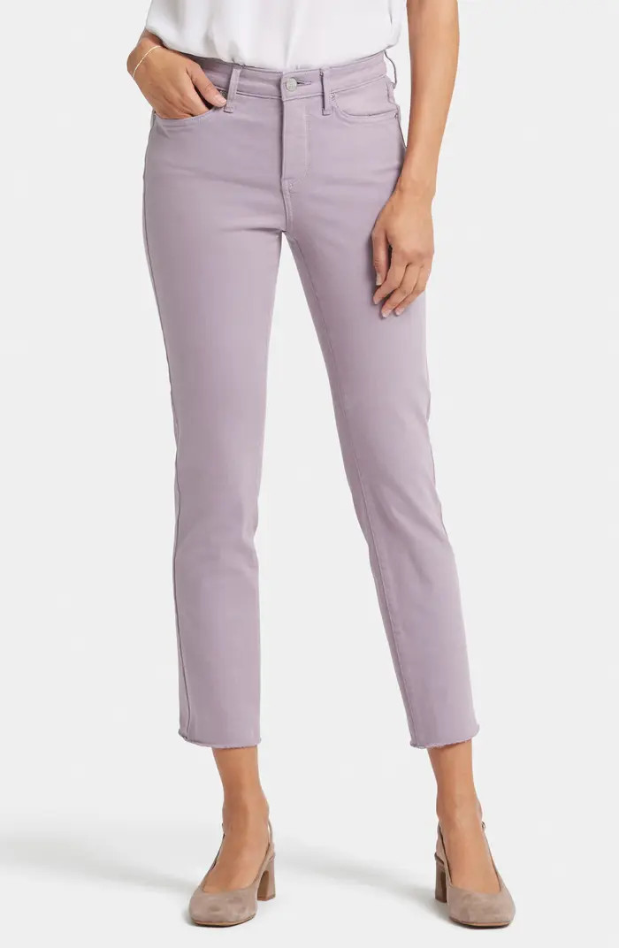 Sheri Frayed Hem Slim Jeans | Nordstrom