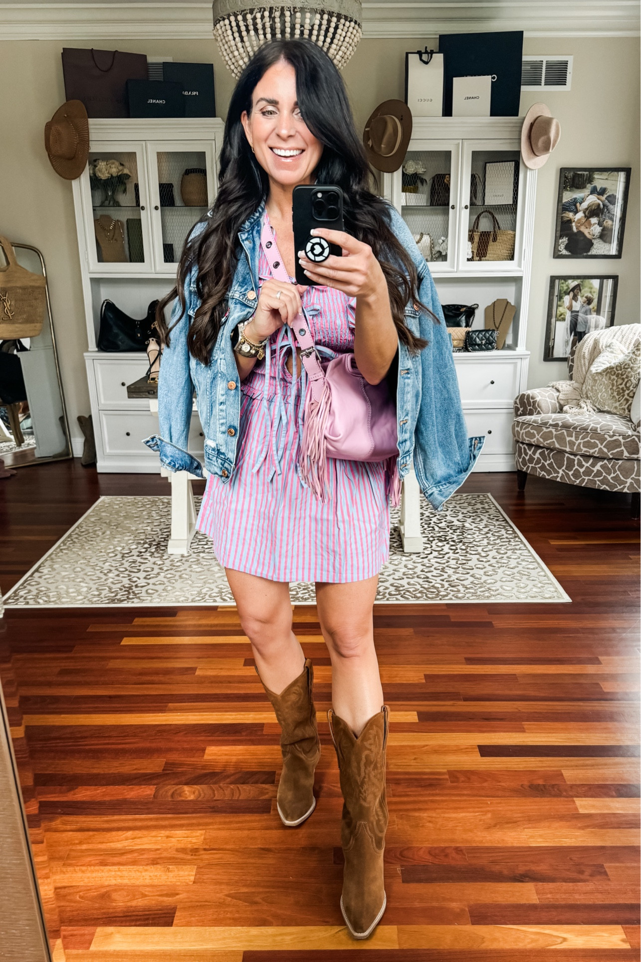 damson madder bluebelle shirred mini dress this_lovely_life_of_mine on LTK