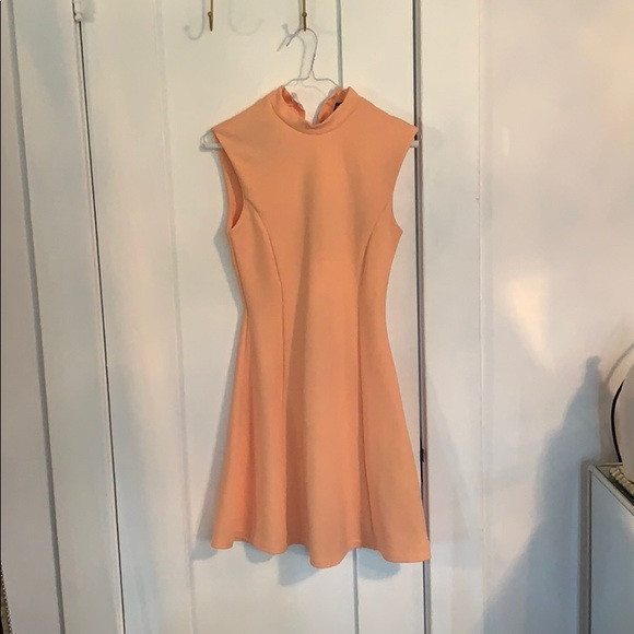 Sherbet Orange scuba dress | Poshmark