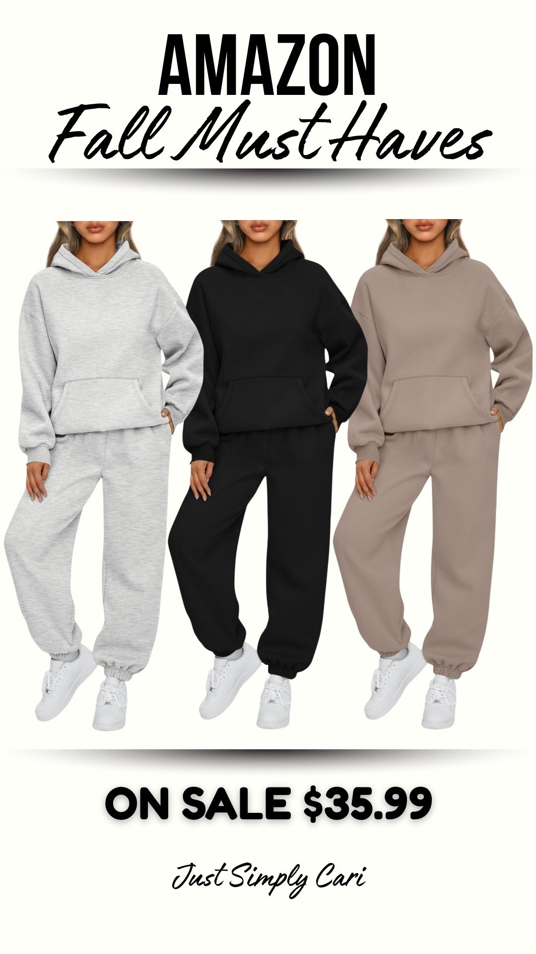 ✨ I have the black set and I’m so tempted to grab more colors. It’s the perfect mix of cozy + chic, and you’ll catch me living in these matching sets all fall and winter. 🍂❄️ 

#LTKSaleAlert #LTKFindsUnder50 #LTKActive