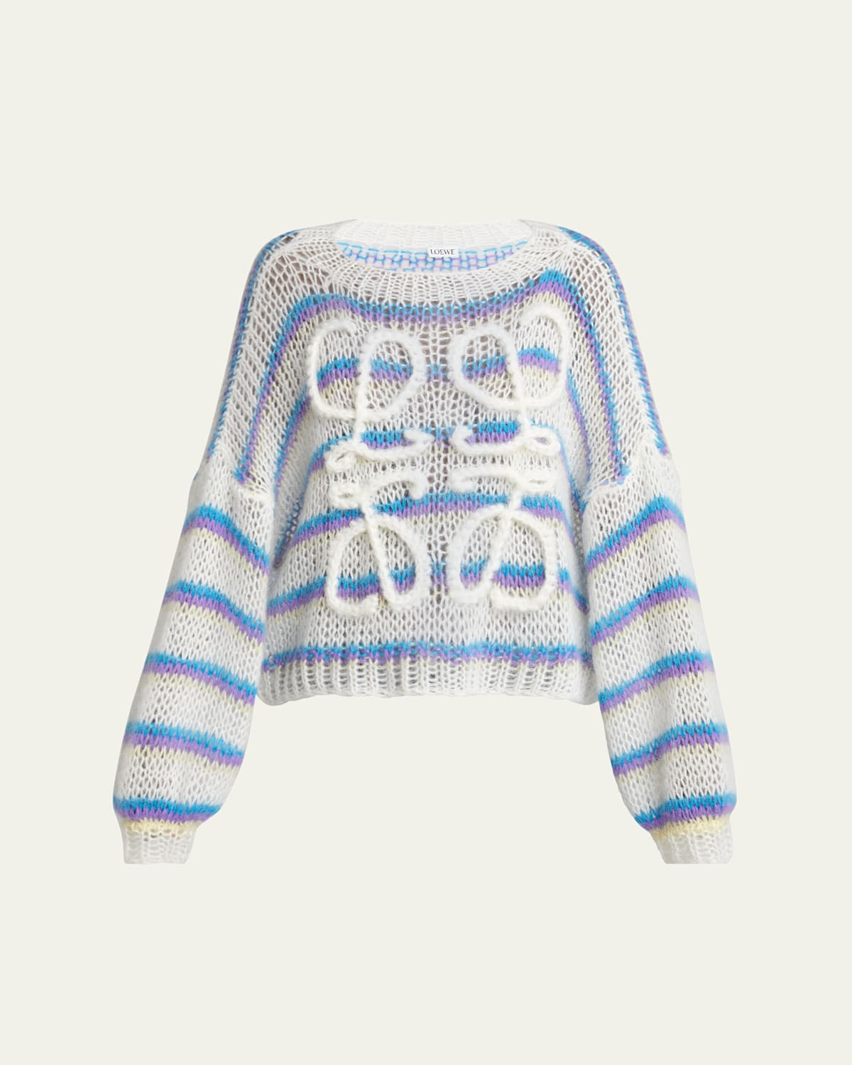 Striped Anagram Sweater | Bergdorf Goodman