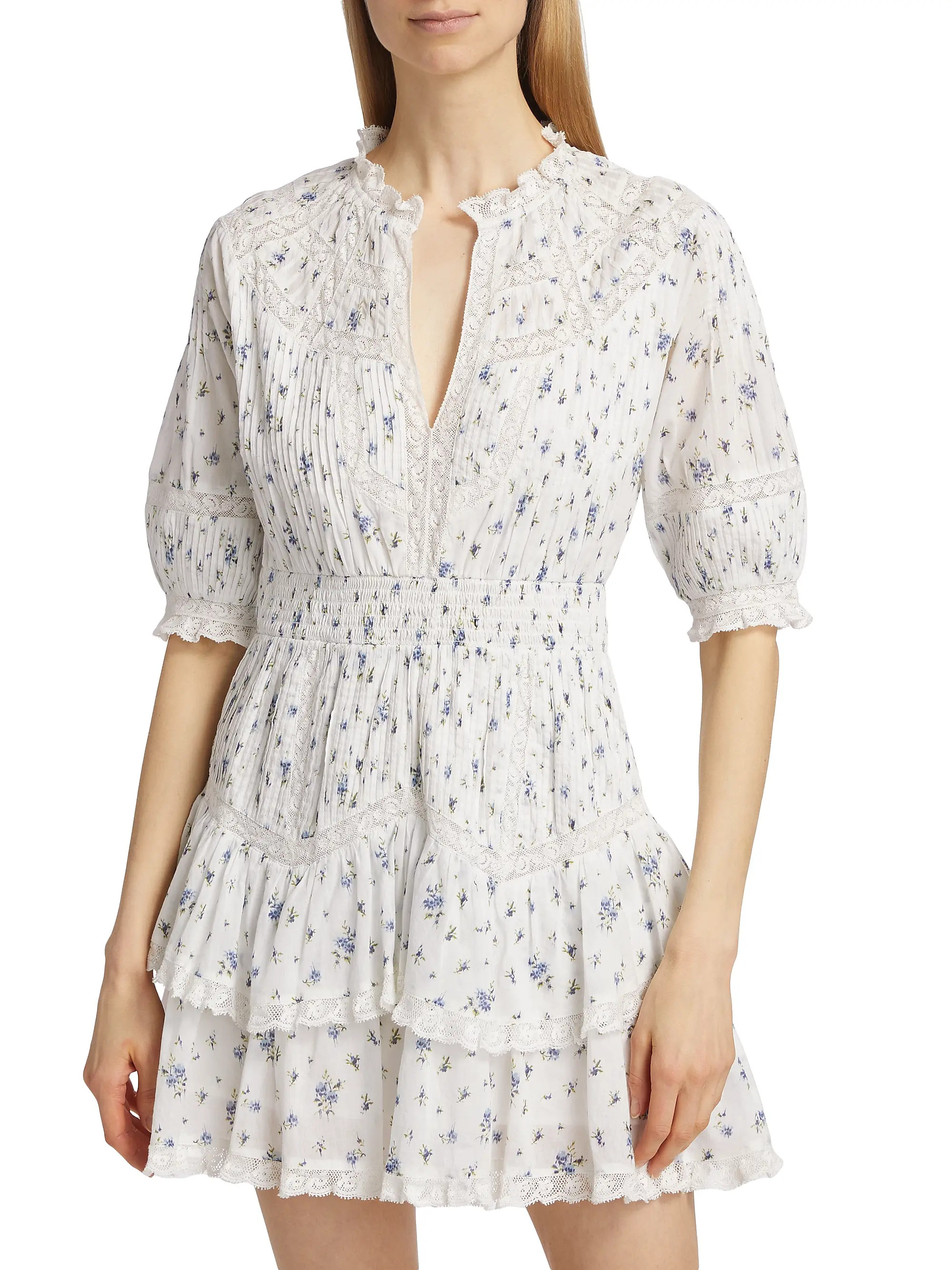 Clovis Floral Minidress | Saks Fifth Avenue