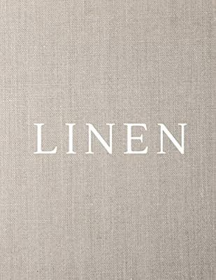 Linen: A Decorative Book │ Perfect for Stacking on Coffee Tables & Bookshelves │ Customized I... | Amazon (US)