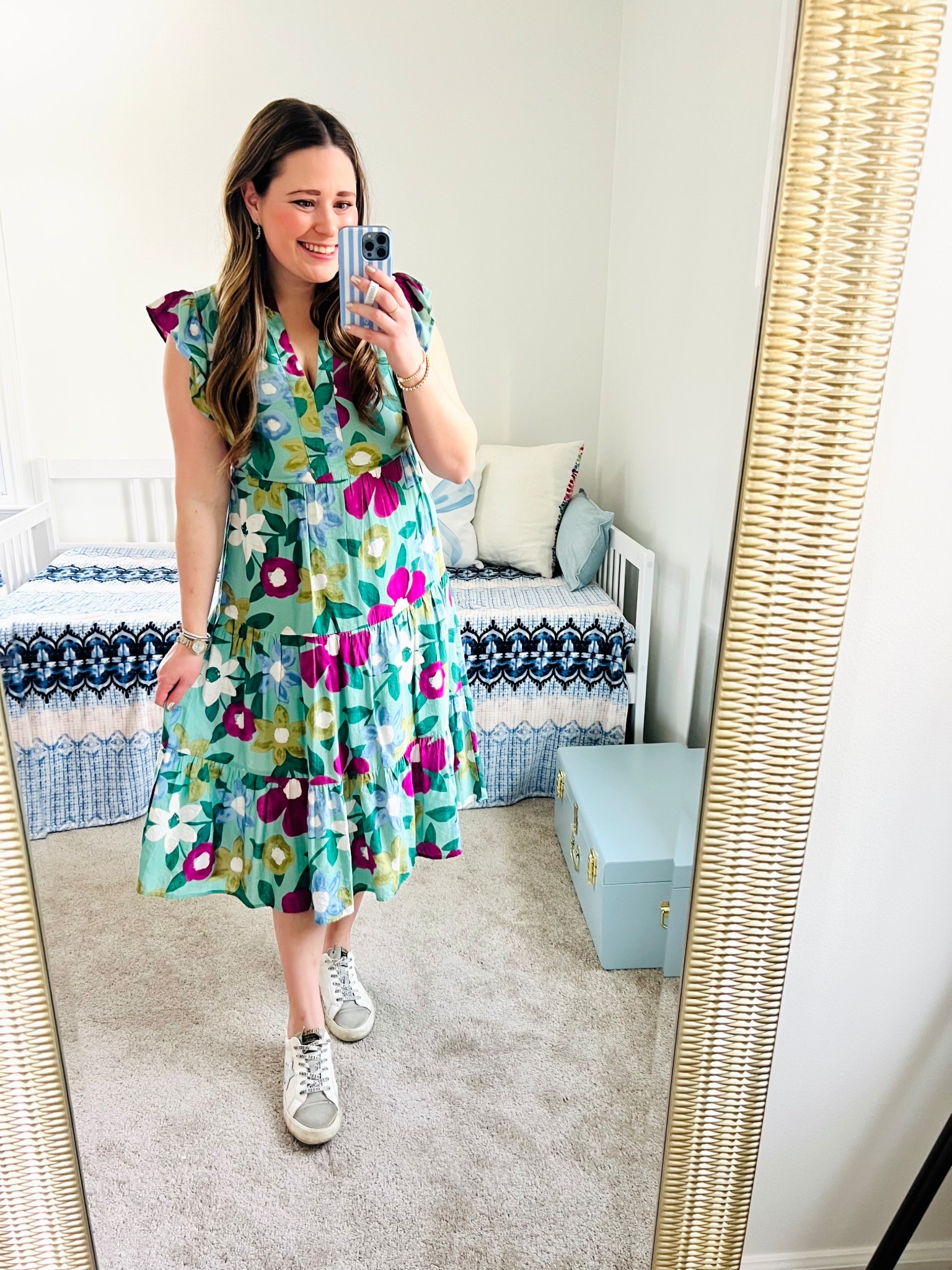When it’s 70 degrees in January, a spring dress is needed! 👗 💐  

#LTKootd