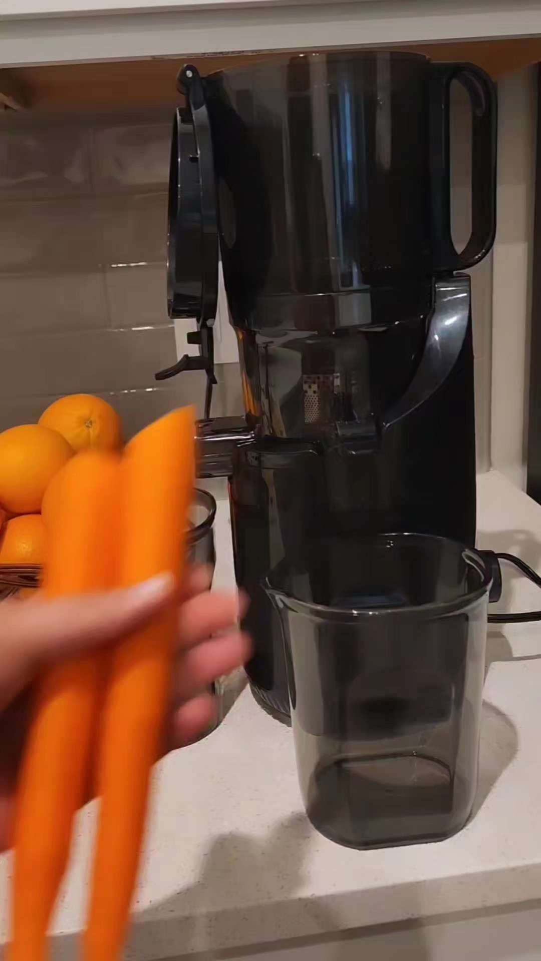 Some people call this juicer a dupe for nama. So i gave into the hype and bought it. I have to admit...I am in love.👍It has a conventional wide opening, so u don't have to chop veggies/fruits into small pieces. Most of the days, I drop my beets and apples as is. 👍Motor is not too noisy when juicing.👍Also, I haven't seen any pulp in my juice, and the extracted pulp is always dry. So the cleanup is really easy

#LTKGiftGuide #LTKhome #LTKfitness