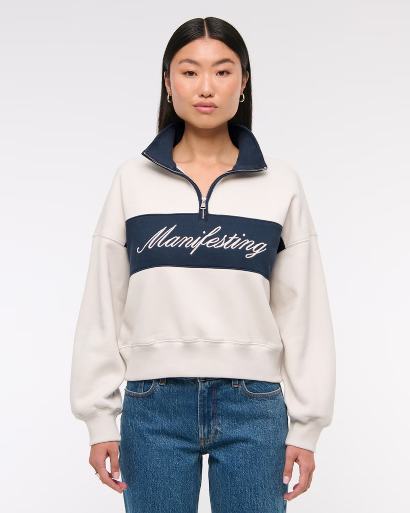 Essential Sunday Half-Zip | Abercrombie & Fitch (US)