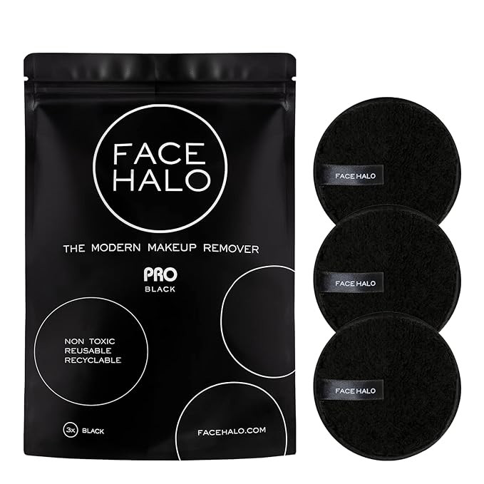 Face Halo Reusable Makeup Remover Pads, No Product Needed | Gently Removes Makeup With Just Water... | Amazon (US)