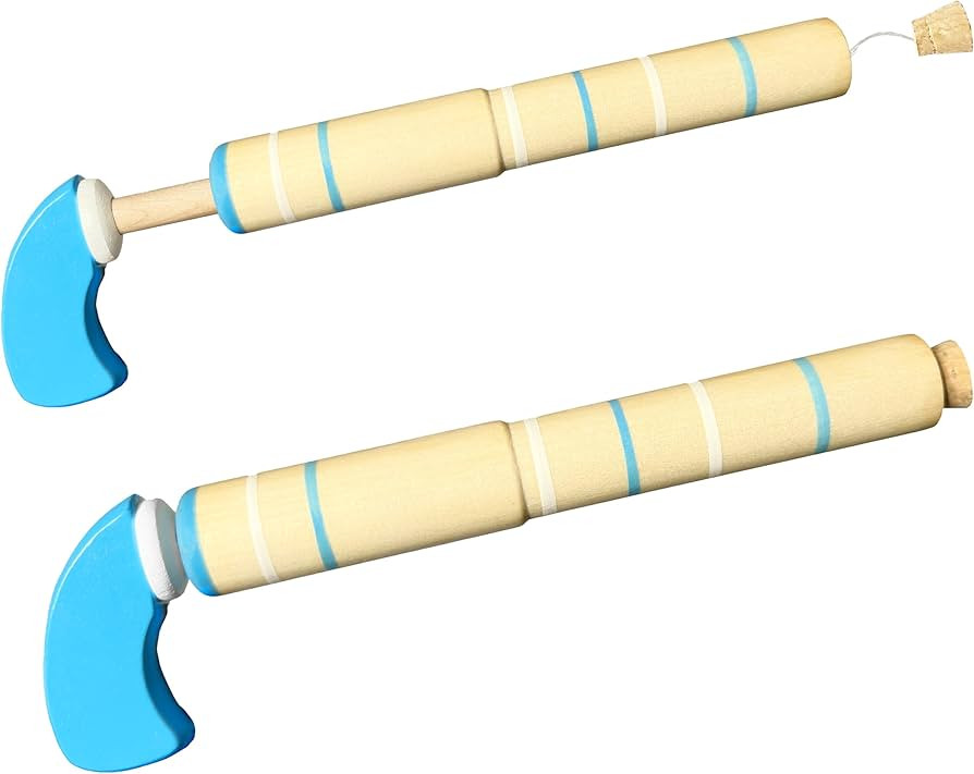 Wooden Toy Gun Boom Gun - 2pack Popular Safe and Fun Children's Substitute Pop Gun for Indoor and... | Amazon (US)