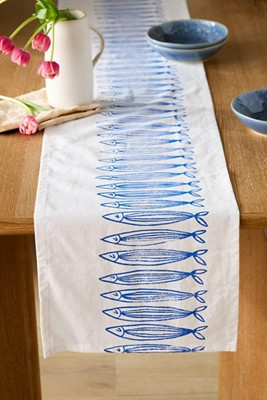 Julie Peach Sardine Table Runner | Anthropologie (US)