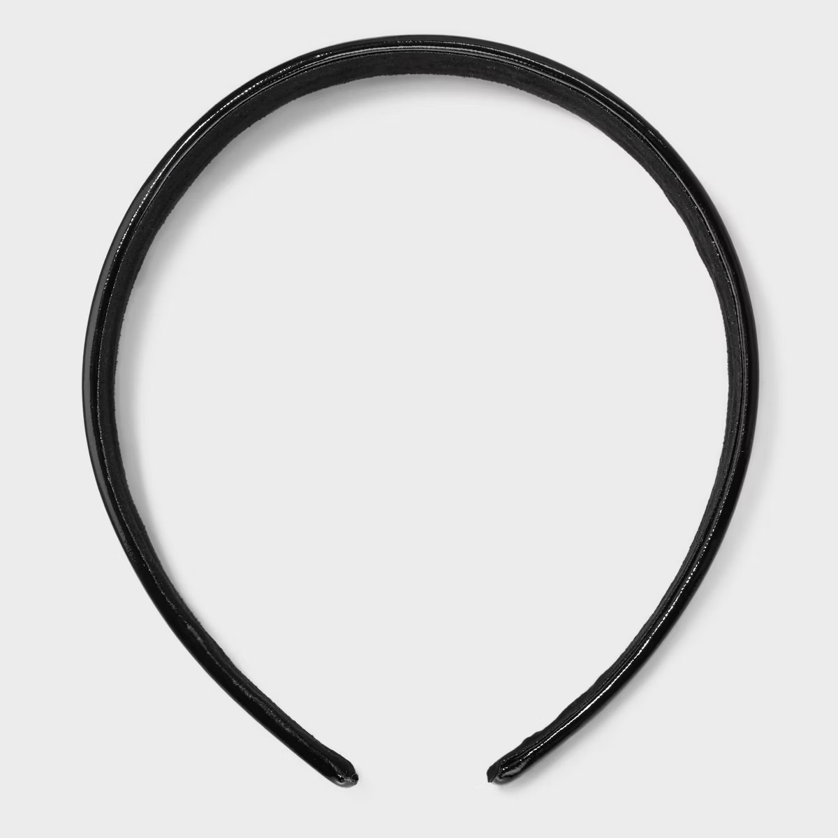 Flat Patent Leather Headband - A New Day™ Black | Target
