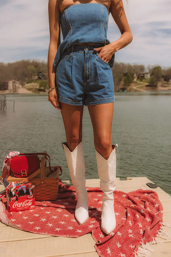 Park Day Chic High Waist Shorts | Impressions Online Boutique