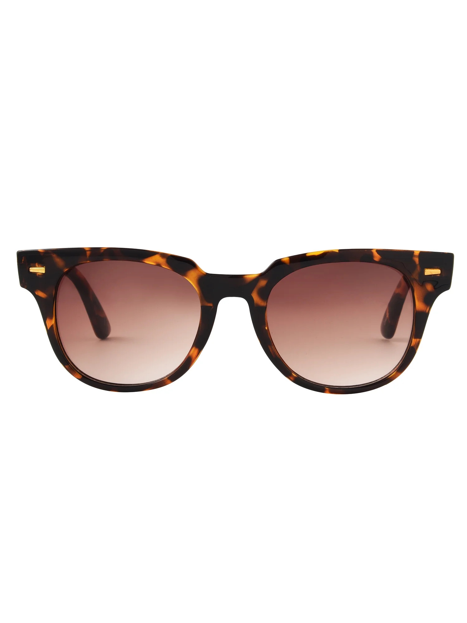 Time and Tru Women's Square Brown Sunglasses | Walmart (US)