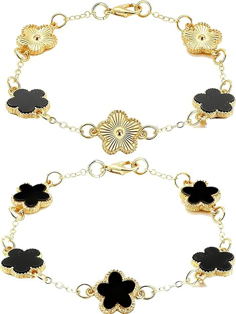 Alegend Titanium Steel (Not Rust, Resist Corruption, Easily Clean) 18K Gold Plated Single Bracele... | Amazon (US)