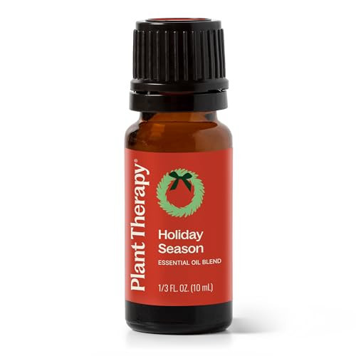 Plant Therapy Holiday Season Synergy Essential Oil 10 mL (1/3 oz) 100% Pure, Undiluted, Therapeutic Grade | Amazon (US)
