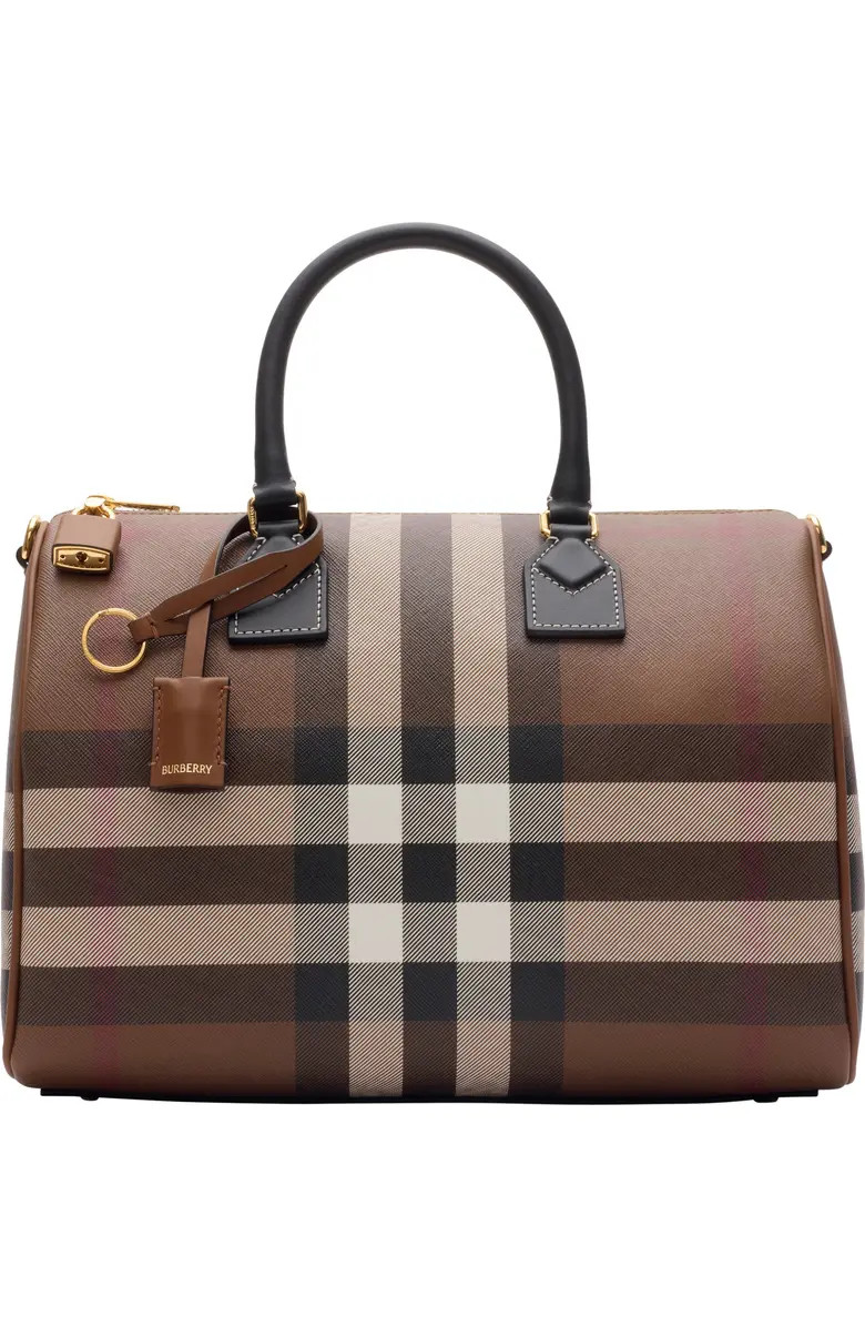 Burberry Medium Check Bowling Bag | Nordstrom | Nordstrom