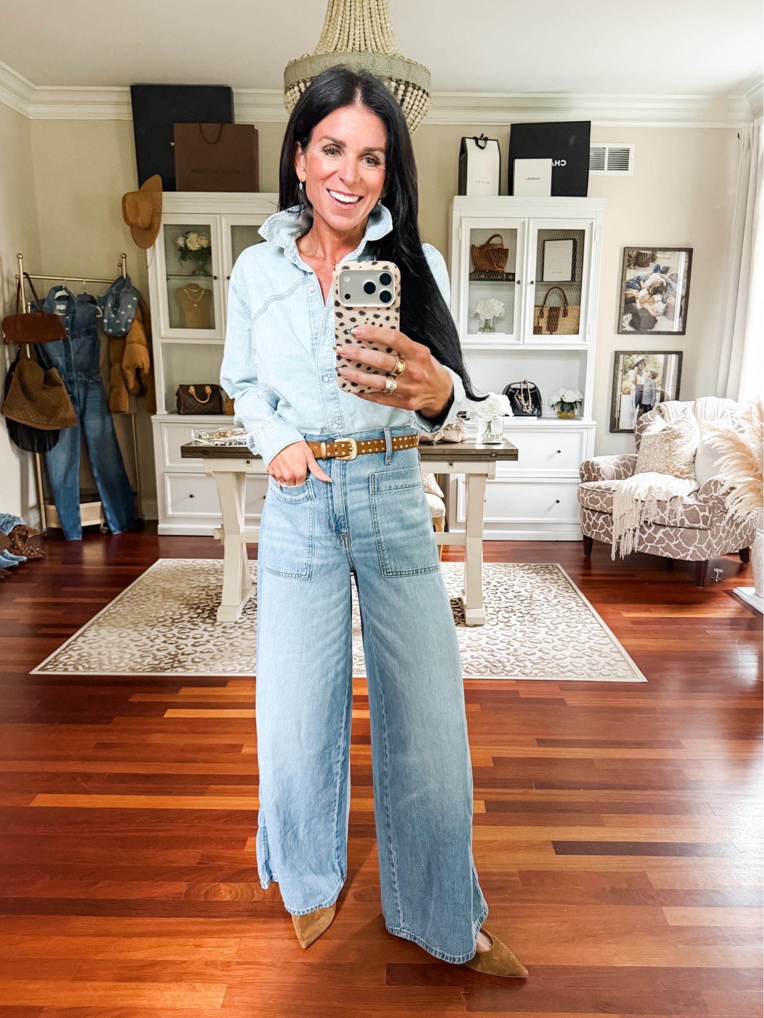 Such cute palazzo jeans wearing 2
@Target

#LTKootd #LTKSeasonal #LTKSaleAlert