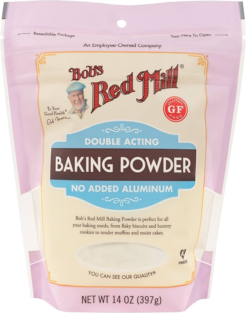 Bob's Red Mill Baking Powder 14 oz (2 Pack) - Double Acting Baking Powder - No Added Aluminum - B... | Amazon (US)
