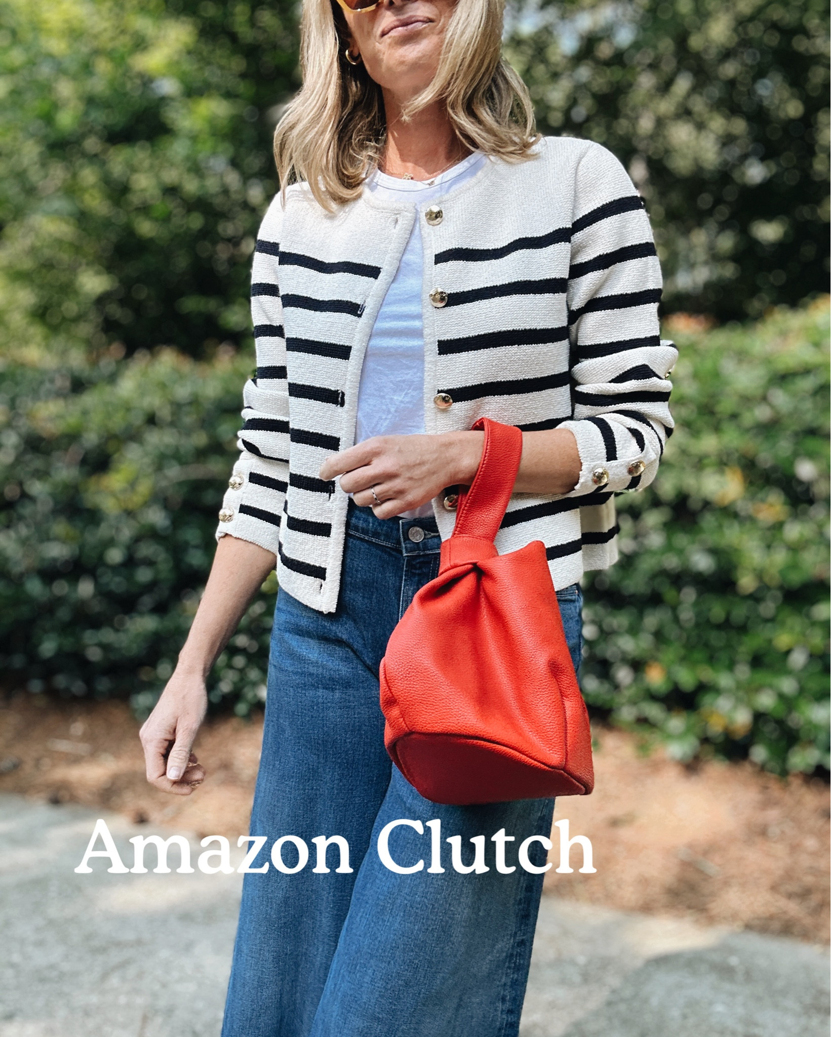 My 3 Amazon Finds of the day…. 
Red Clutch ❤️ perfect pop of trend color 
Varley Look Alike - trust me! It’s a good one. Size small.
Eyelet top - classic comfy and available in all the colors. Size small. 

#LTKStyleTip #LTKFindsUnder100 #LTKFindsUnder50