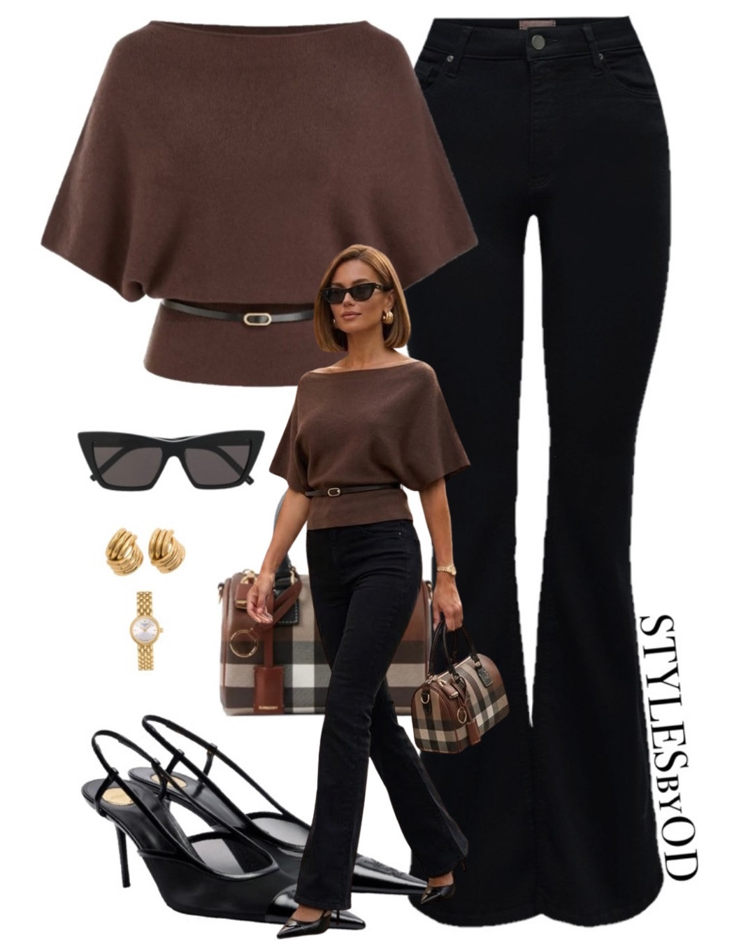 🍂READY FOR FALL — Parisian chic meets vintage luxury

Chocolate brown cape top belted at the waist with black flare jeans is such an easy transitional outfit — soft, draped, effortlessly elegant. Combined with a structured brown handle + black slingback heels & clean accessories to keep the outfit sleek and polished✨

This is the outfit that makes you actually excited for fall dressing again🤎

#LTKfashion #LTKstyletip #LTKfall #LTKworkwear #LTKseasonal #fallfashion

#LTKautumn #LTKjeans #LTKdatenight