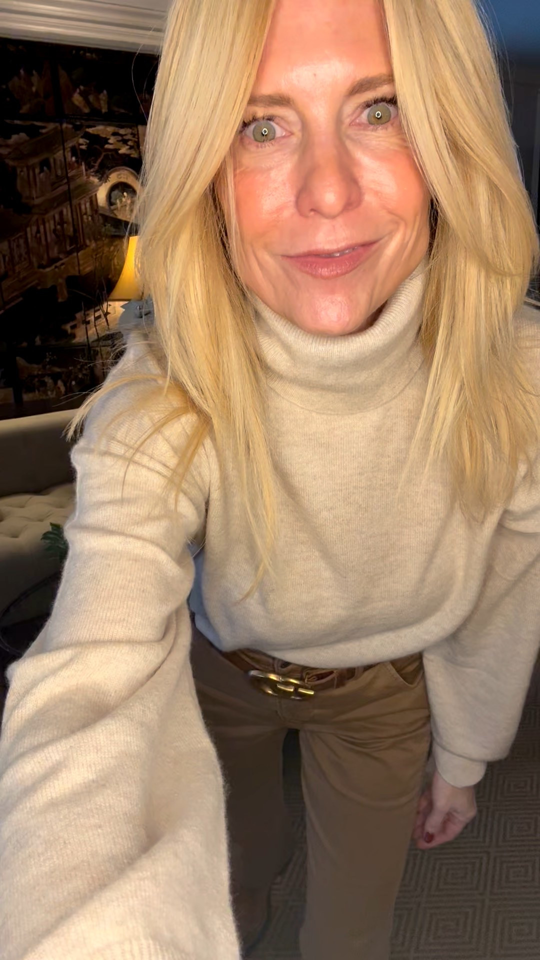 Our first snow storm- my OOTD is neutral and comfy.

#LTKOver40 #LTKSeasonal #LTKootd