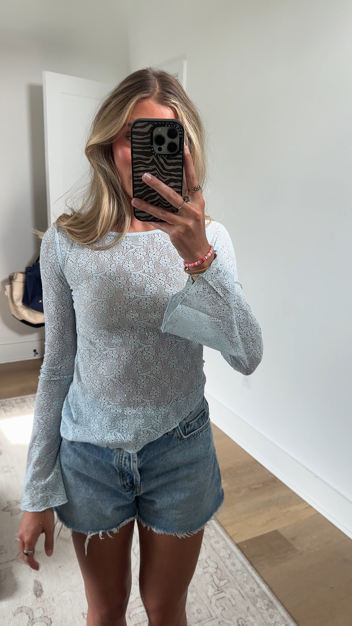 Amazon size small Womens Lace Long Bell Sleeve Top Sheer Boat Neck Asymmetrical Hem Blouse Y2K Going Out Shirt with Gem Detailing

#LTKootd #LTKdayinmylife #LTKSaleAlert