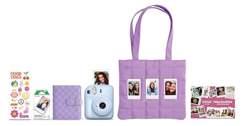 FUJIFILM Instax Mini 12 Holiday Bundle 2025 - Pastel Blue | Amazon (US)
