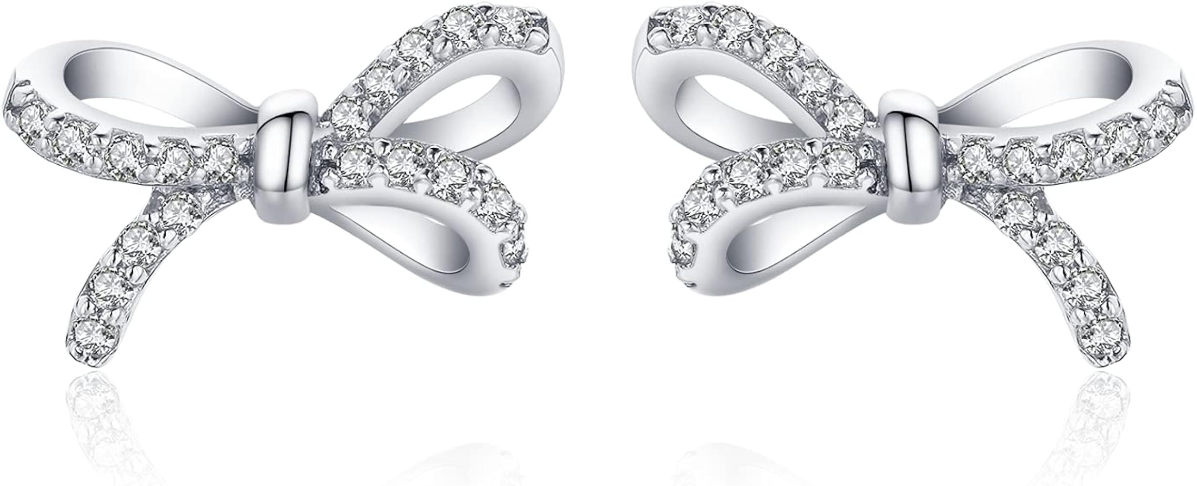 Coodilor Stud Earrings for Women, 925 Sterling Silver 14K Gold Plated Stud Earrings With Cubic Zi... | Amazon (US)