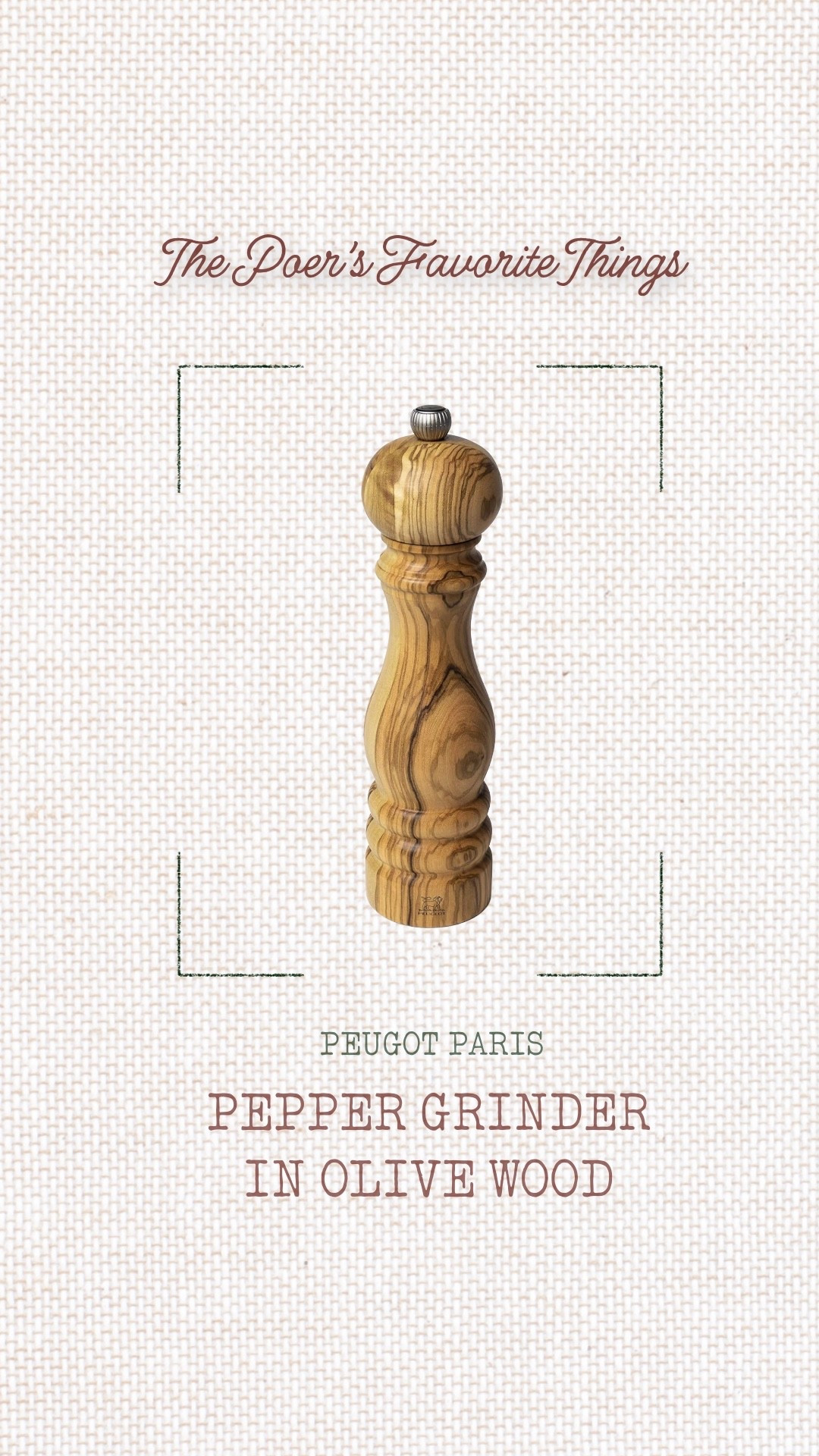 Beautiful gift idea! Peugot Pepper Grinder in Olive Wood finish 9”.

#LTKfoodie #LTKHome #LTKHoliday